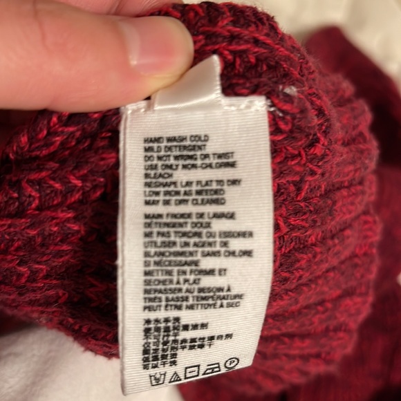 Free People High Hopes Cardigan-Burgundy/Red - Picture 9 of 9